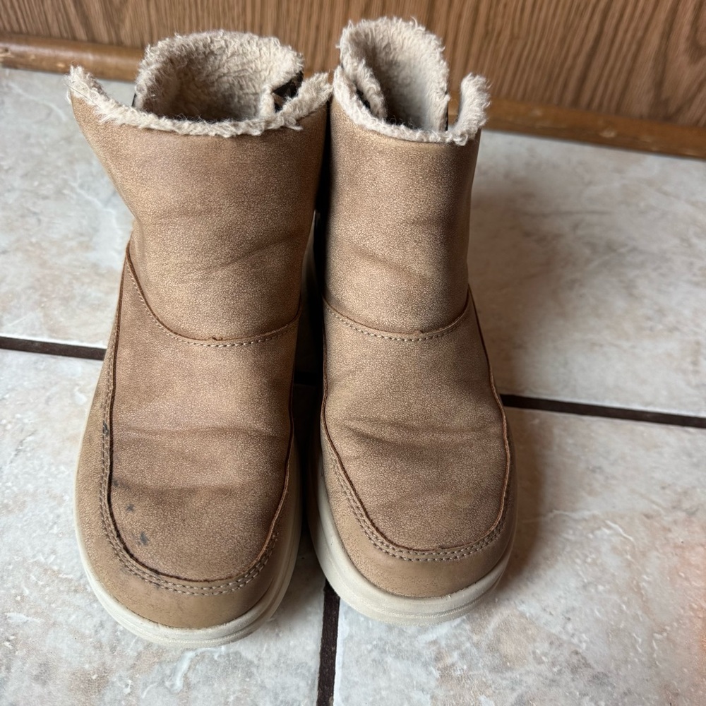 Cozy Tan Ankle Boots
